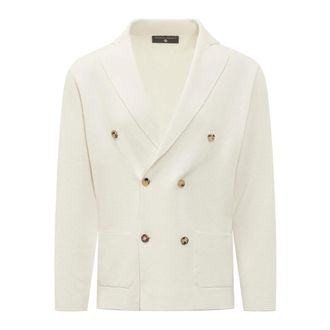 FILIPPO DE LAURENTIIS Heren, Jassen, Beige, Maat: XL Katoen