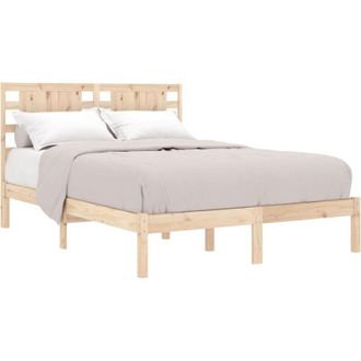 vidaXL vidaXL Bed Frame without Mattress 120x200 cm Solid Wood Pine