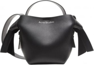 Acne Studios Tassen, Dames, Zwart, ONE Size, Leer, Musubi Mini