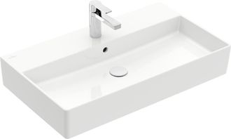 Villeroy & Boch Villeroy&boch - Memento 2.0 Lavabo, 80 X 47 X 14 Cm, Con Rebosadero, Suelo, Blanco (4a228g01)