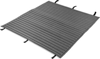 HAY Palissade Quilted Cushion für Lounge Sofa, anthrazit