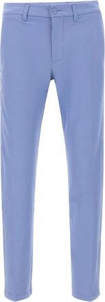 HUGO BOSS Commuter-Slim - Heren - Straight fit broeken - Blauw - M - Polyester - Broeken