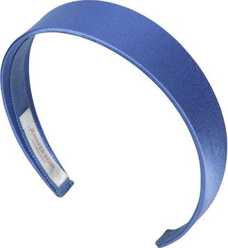 Jennifer Behr Lydia Satin Headband in French Blue at Nordstrom
