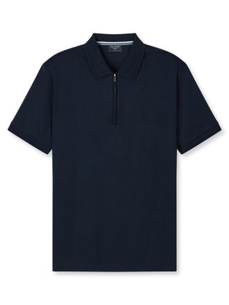 Olymp Poloshirt OLYMP, Herren, Gr. XXL, marine, Jersey, Obermaterial: 100% Baumwolle, regular fit normal, Rippb&uuml;ndchen, Shirts Poloshirt, unifarben, regular