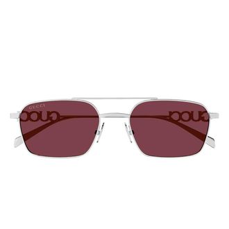 Gucci Sunglasses Gg1804 S 004 Silver/Red Women