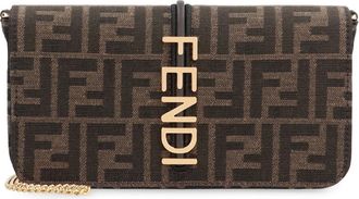 Fendi Dames, Tassen, Beige, Maat: ONE Size Katoen