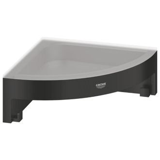GROHE Estante De Esquina Grohe Start Cube En Negro Mate