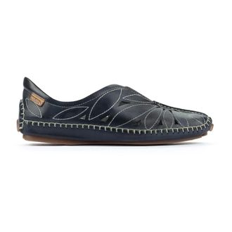 Pikolinos Schoenen, Dames, Blauw, 37 EU, Leer, Blauwe Damesloafer - Hoge Kwaliteit