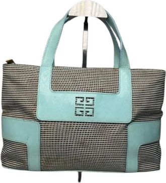 Givenchy Pre-owned Tote Bags, female, Blue, Size: ONE SIZE Pre-owned Tote Bag
