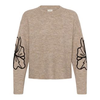Kaffe Maglieria Girocollo - - Knitwear - Donna - Beige - XL