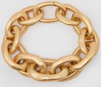 Reiss Gold Chunky Chain-link Bracelet