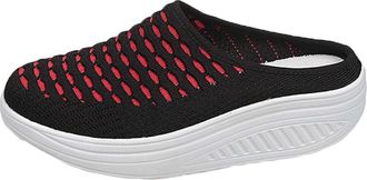 Generic Black Trainers Womens, Walking Shoes for Women UK, Womens Summer New Breathable Trainers - Trendy Versatile Sports Shoes for Women