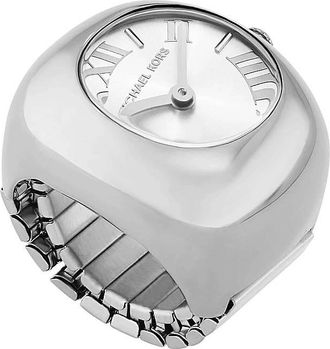 Michael Kors Rylee Quartz Silver Dial Unisex Ring Watch MK4873