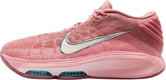 Nike Nike Mens G.T. Hustle 3 Electric Basketball Shoes, Multi-Color, Red Stardust/Metallic Silver/Pink Tint/Pale Ivory, 13 UK