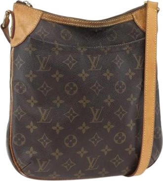 Louis Vuitton Pre-owned Cross Body Bags, female, Brown, Size: ONE SIZE Pre-owned Vintage Canvas Cross Body Bag