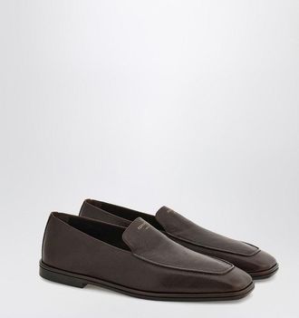 Ferragamo Dark Brown Leather Loafer