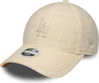 New Era Womens Cap 9forty Borg Light Beige Crown Hat
