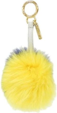 Fendi Pre-owned Accessories, female, Yellow, Size: ONE SIZE Pre-owned Handbag charm