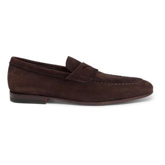 Santoni Loafers, male, Brown, 6 1/2 UK, Penny Loafer