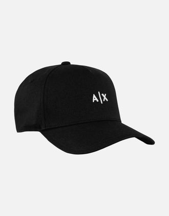 A|X Armani Exchange Mens Mini AX Logo Black Cap