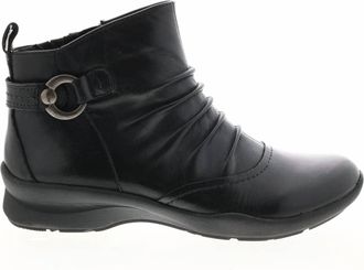Earth Womens Alta Leather Ankle Boots In Black