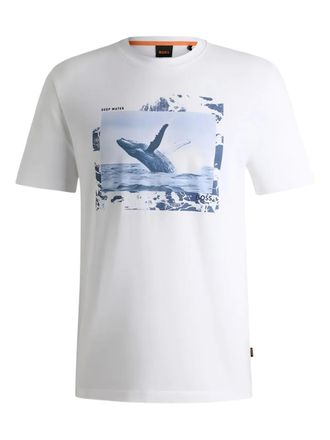 HUGO BOSS T-shirt con stampa - Bianco