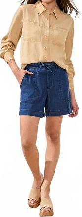 Tribal Audrey Flowy Shorts In Seahaven