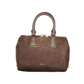 Furla Brown Leather Womens Handbag