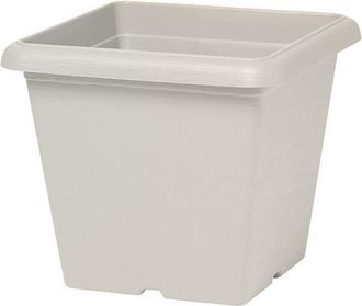 OEM Maceta Cuadrada - Garden Id - Teramo Piedra Blanca - 40 X 35 Cm - Resistente A Los Ara&ntilde;azos - Efecto Piedra - Con Agujeros