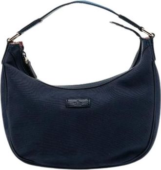 Gucci Pre-owned Shoulder Bags, female, Blue, Size: ONE SIZE Pre-owned Vintage Shoulder Bag