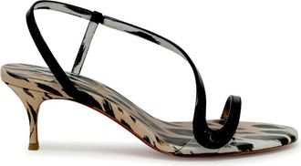 Christian Louboutin Schoenen, Dames, Veelkleurig, 37 EU, Leer, Rosalie 55 Sandalen