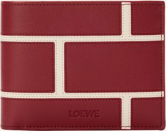 Loewe Mens Brick Leather Bifold Wallet