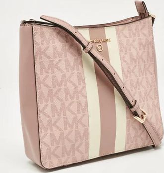 Michael Kors Pre-owned Canvas crossbody-bags - Dames - Vintage Schoudertas - Roze - ONE Size - Vintage