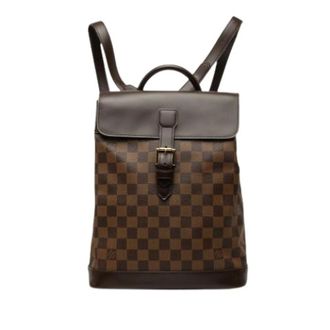 Louis Vuitton Pre-owned Soho Rugzak - Dames - Pre-owned - Bruin - Maat: ONE Size Leer