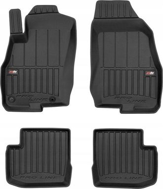 OEM Alfombras, Felpudos, Alfombras De Goma Fiat Grande Punto 5d 2005-2012, Canaleta 3d