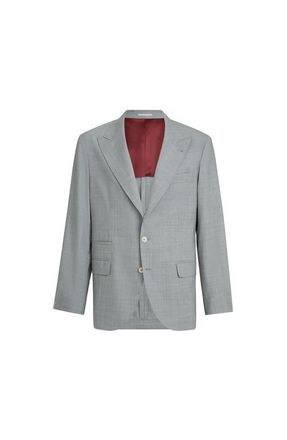 Brunello Cucinelli Virgin wool blazer in Grey at Nordstrom, Size 58 It