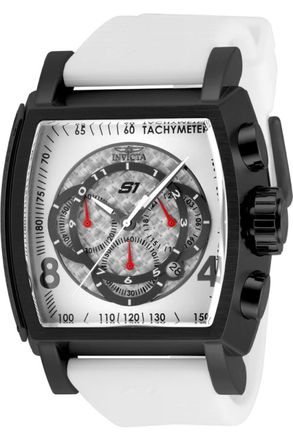 Invicta S1 Rally 48432 Heren Horloge - Quartz Uurwerk - Roestvrij Staal met zilveren Wijzerplaat - 48mm