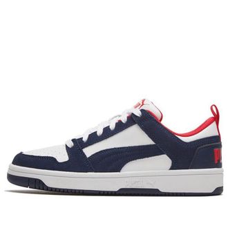 Puma Rebound Layup Lo SD White Blue Red 370539-05