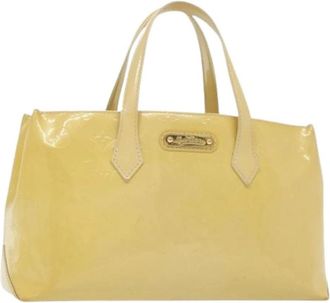 Louis Vuitton Pre-owned Vintage Handtas - Dames - Vintage Handtas - Beige - ONE Size - Leer - Vintage