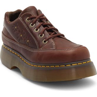 Dr. Martens Buzz 5i Flower Platform Oxford in Dark Brown at Nordstrom, Size 11Us