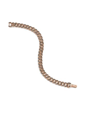 David Yurman Bracciale Curb Chain in oro rosa 18kt (8mm)