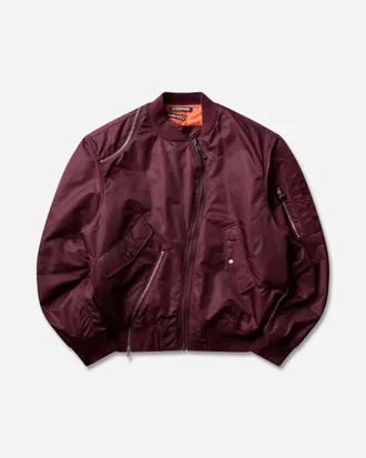 Ottolinger Women s Forever Zip Bomber Jacket Burgundy