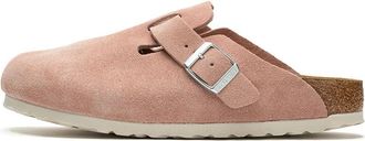 Birkenstock Roze Klei Instap Sandalen - Dames - Slip ons - Roze - 38 EU - Leer - Schoenen