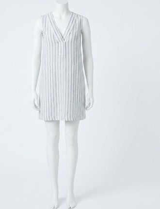 Faherty Azure Mini Dress In Oceanside Stripe