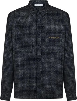 Ih Nom Uh Nit Black Mask Flannel Shirt - Heren - Overhemden - Zwart - Maat: 2XL Flanel