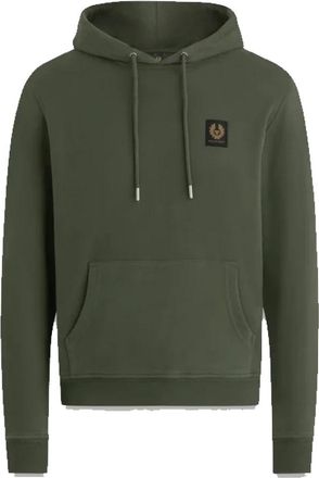 Belstaff Phoenix Patch Groene Hoodie - Heren - Hoodies - Groen - S - Katoen - Hoodies & sweatvesten