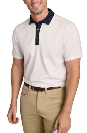 Rhone Drive Time Performance Polo in White/True Navy at Nordstrom, Size Xx-Large