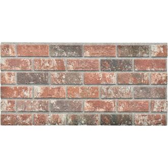 vidaXL Paneles De Pared 10 Pcs Marr&oacute;n Oscuro Y Gris 100 X 50 Cm Vidaxl