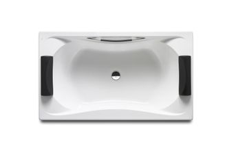 Roca Ba&ntilde;era Becool Sin Masaje 190x110 Cromo Blanco