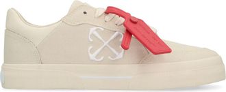 Off-white Sneakers, female, Beige, 8 UK, New Vulcanized Canvas Low-Top Trainers
